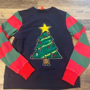 Festive Christmas Tree Long Sleeve Top